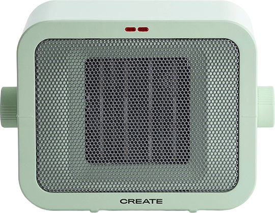Create Warm Box Κεραμικό Αερόθερμο Δωματίου Δαπέδου Πράσινο 1500W