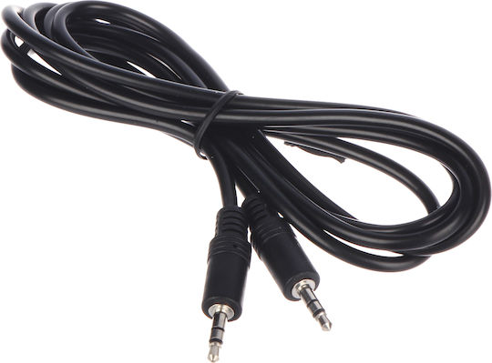 Καλώδιο Ήχου 3.5mm male - 3.5mm male Μαύρο 1.8m KPO2743-1,8
