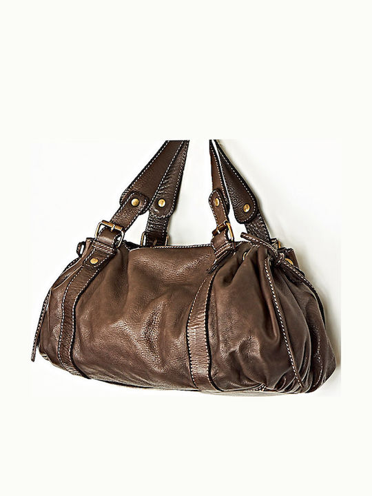 Leather Women's Bag Shoulder Brown