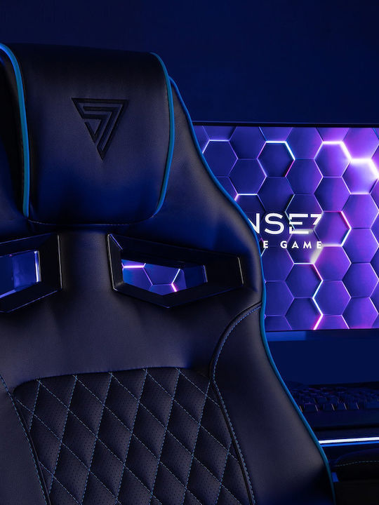 SENSE7 Knight Artificial Leather Gaming Chair Black