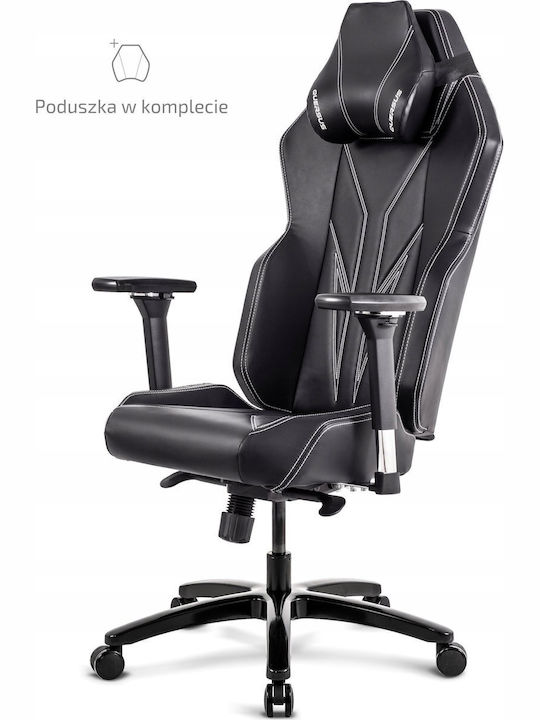 Quersus VAOS.2.3 Геймърски стол с регулируеми подлакътници White Accent