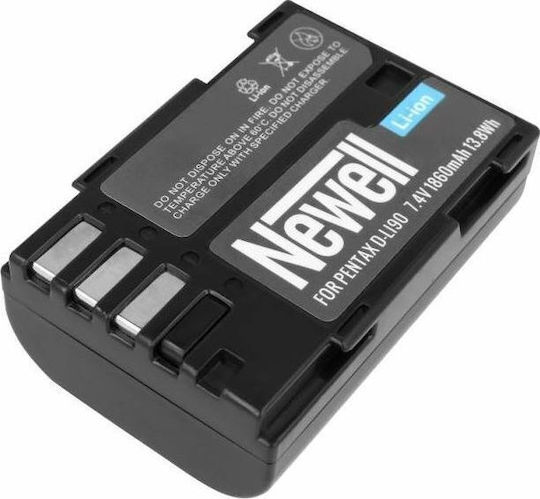 Newell Μπαταρία Φωτογραφικής Μηχανής D-li90 NL1698 1860mAh Συμβατή με Pentax
