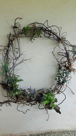 Large Decorative Crown Artificial Flowers 1.70 X 1.40 Cm