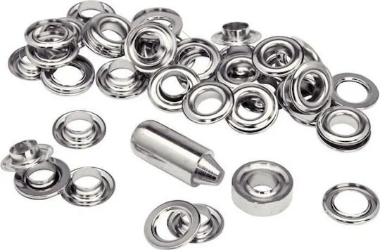 Rapid Clothing Fastener Metal 2.3x1.2cm 25 Pieces