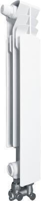Kfa Element Aluminum Radiator Left G 500 F D Bottom Feed + Corner Connection Set 50 X 50mm Cross Feed 878-152-44