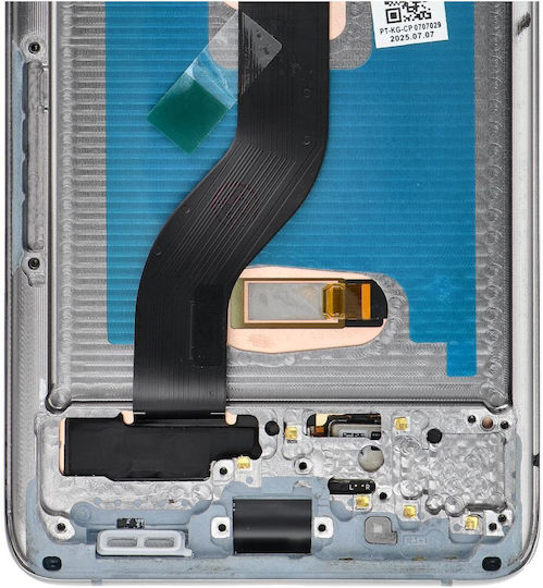 Οθόνη Display mit Touch-Mechanismus und Rahmen für Samsung S20 Plus (Gray)