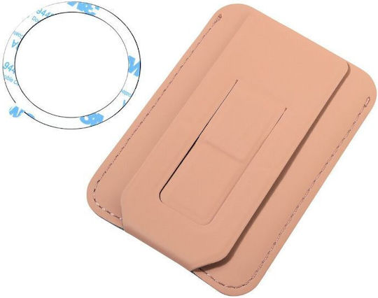 Troika MagSafe Θήκη Καρτών σε Καφέ χρώμα