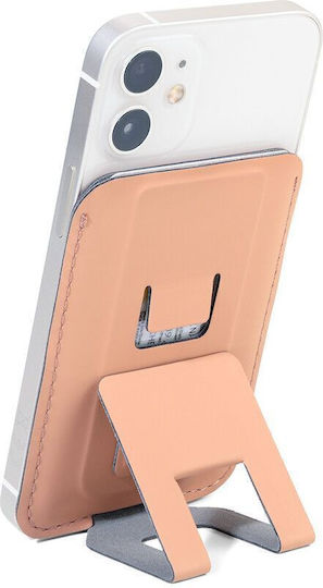 Troika MagSafe Θήκη Καρτών σε Καφέ χρώμα