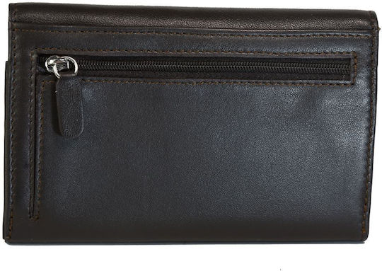 Ginis Leather Tobacco Pouch With Snap Closure Coffee Papers