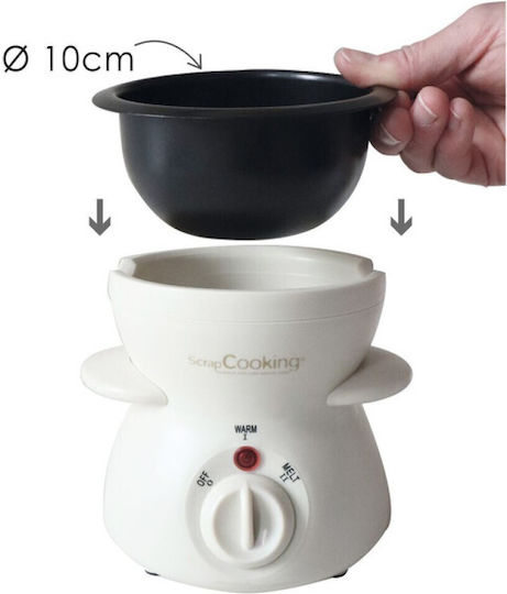 Scrap Cooking Electric Fondue Pot White