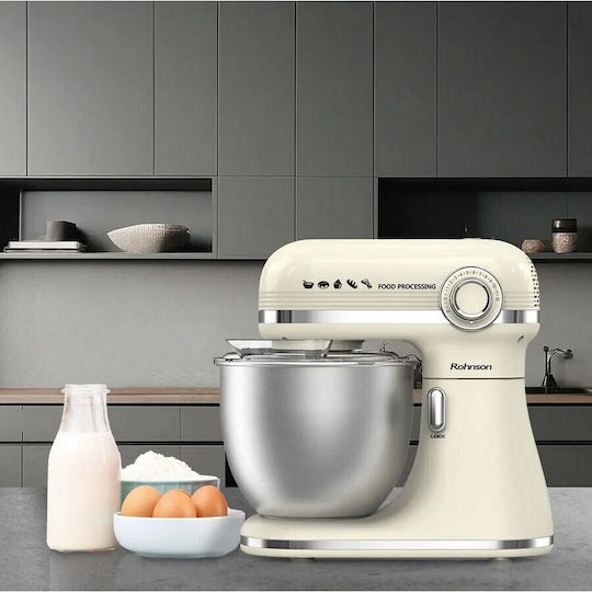Rohnson Стенд миксер 1500W с Неръждаема Купа 7лт