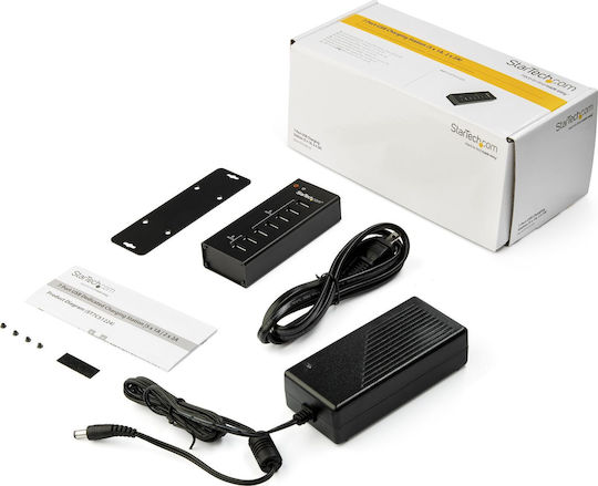 StarTech USB Хъб 7 Порта USB 2.0 с Връзка USB-A Сив