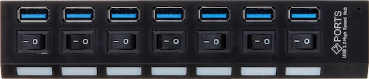 USB Хъб с 7 Порта USB 3.0 с USB-A Връзка