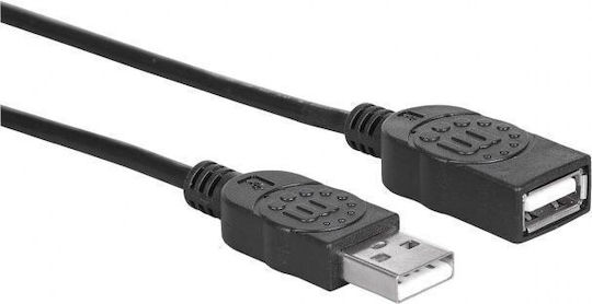 Manhattan Usb-a Usb-a Cable Usb 3m Black 364898