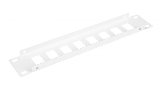 Equip Patch Panel Keystone για Rack 1U 10" Γκρι