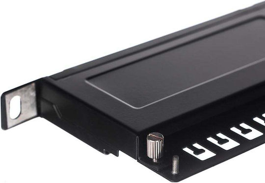 Netrack Patch Panel für Rack 0.5U 19" 24 Ports cat6
