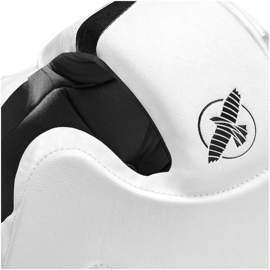 Hayabusa Adult Full Face Boxing Headgear White