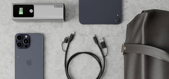 Alogic USB to Lightning / Type-C Cable 0.254m (ELSI4IN1U2BK1.5)