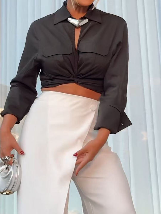 Women's Black And White Set with Pants