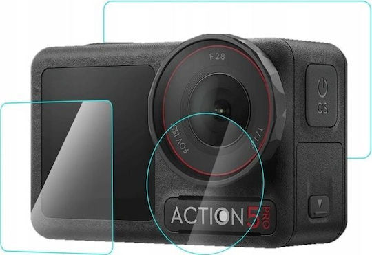 Puluz 3-in-1 Screen Protector for DJI Osmo Action 5 Pro