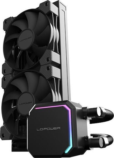 LC-Power Jet Flow Охлаждане AIO CPU с 2 Вентилатора 120mm