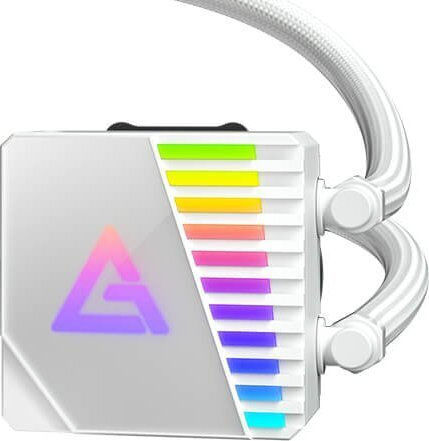 Antec Symphony 360 Water Cooling System AIO CPU with 3 120mm Fans and ARGB Lighting White