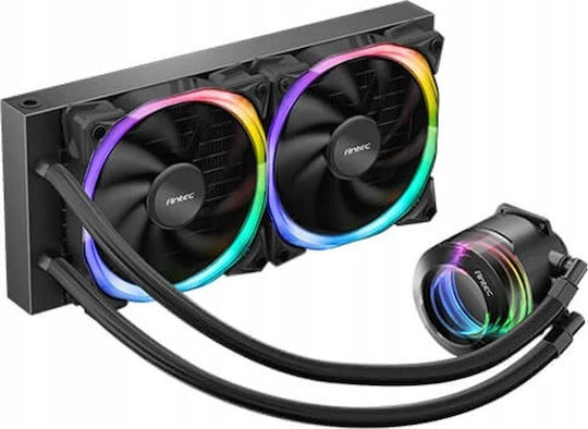 Antec Vortex 240 Υδρόψυξη AIO CPU με 2 Ανεμιστήρες 120mm και ARGB Φωτισμό