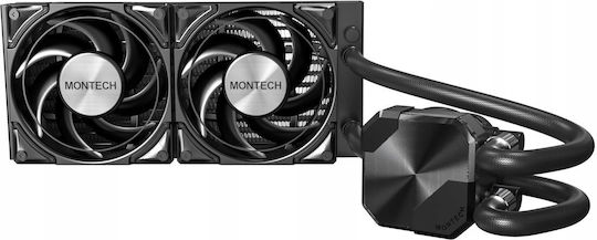 Montech HyperFlow Silent 240 Охлаждане AIO CPU с 2 Вентилатора 120mm