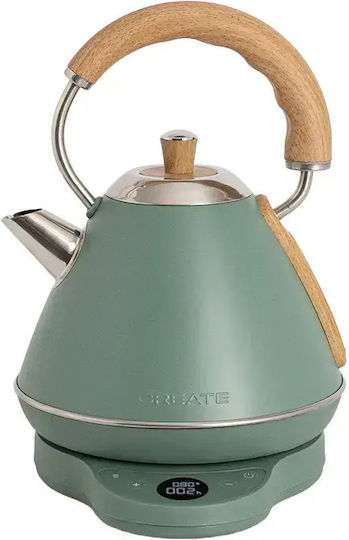 Create Retro Pro Kettle 1lt 1200W Green