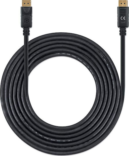 Manhattan Cable DisplayPort male - DisplayPort male 2m Μαύρο (355575)