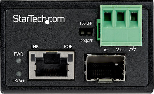 StarTech Industrial Media Converter PoE+ Splitter