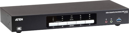 Aten USB DP KVM Data Switch CS1944DP 4 Ports With Audio