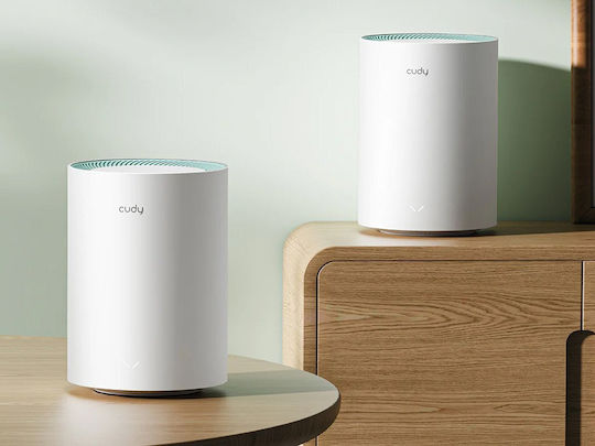Cudy M1500 v1 Punct De Acces Cu Rețea Mesh Wi-Fi 6 Banda Duală (2.4 și 5GHz) Kit Triplu