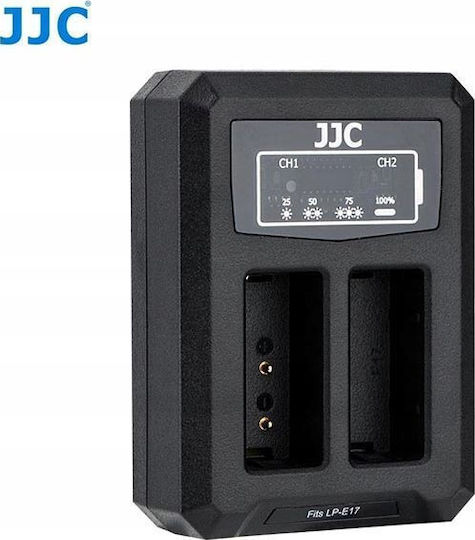 JJC Double Battery Charger Compatible with Canon