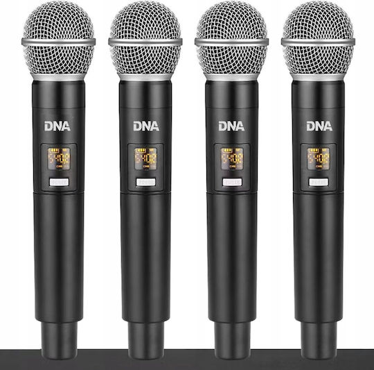 DNA QMIC4 Drahtloses Dynamisches Handmikrofon Set für Vokale