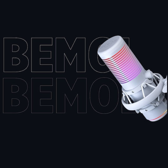 Rampage Bemol RGB Микрофон Настолен в White Цвят