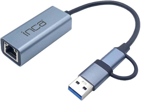 Inca IUTP-01TX USB Network Adapter with Wired Ethernet Connection