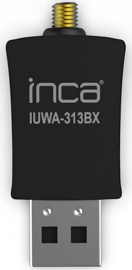 Inca IUWA-313BX Αντάπτορας Δικτύου USB με Ασύρματη Σύνδεση Wi-Fi και Αποσπώμενη Κεραία