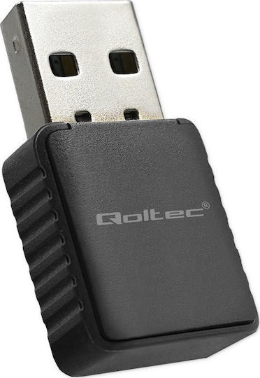 Qoltec USB Netzwerkadapter mit Drahtloser Verbindung Wi-Fi 1300Mbps
