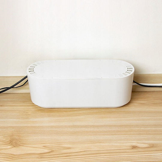Vilde Cable Box Λευκό 1τμχ
