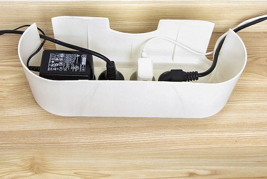 Vilde Cable Box Λευκό 1τμχ