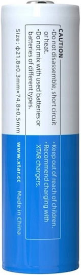 XTAR Baterie Reîncărcabilă 21700 Li-ion 6000mAh 3.6V 1buc