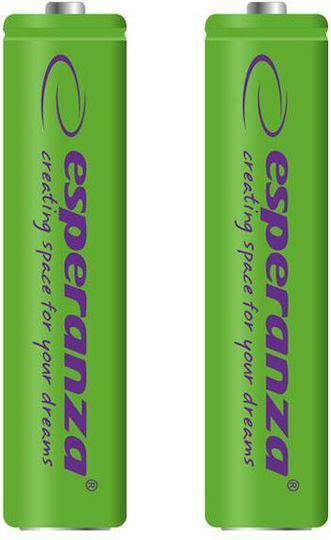 Esperanza Rechargeable Battery AAA Ni-MH 1000mAh 1.2V 2pcs