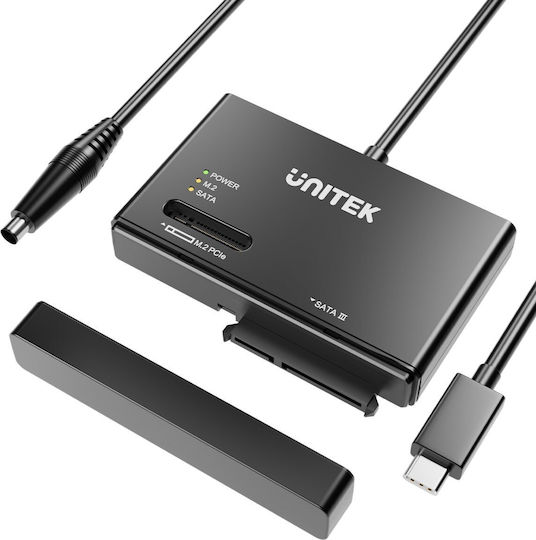 Unitek Θήκη για Σκληρό Δίσκο M.2 SATA III NVME με σύνδεση Type-C
