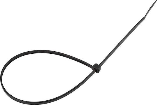 Neo Δεματικά Καλωδίων Πλαστικά 300mmx3.6mm σε Μαύρο χρώμα (100τμχ)