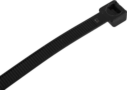 Neo Δεματικά Καλωδίων Πλαστικά 300mmx7.6mm σε Μαύρο χρώμα (50τμχ)