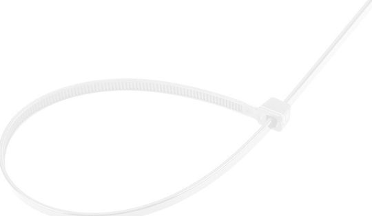 Neo Δεματικά Καλωδίων Πλαστικά 450mmx4.8mm σε Λευκό χρώμα (50τμχ)