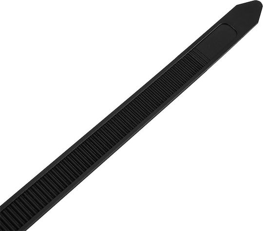Neo Δεματικά Καλωδίων Πλαστικά 700mmx12mm σε Μαύρο χρώμα (50τμχ)
