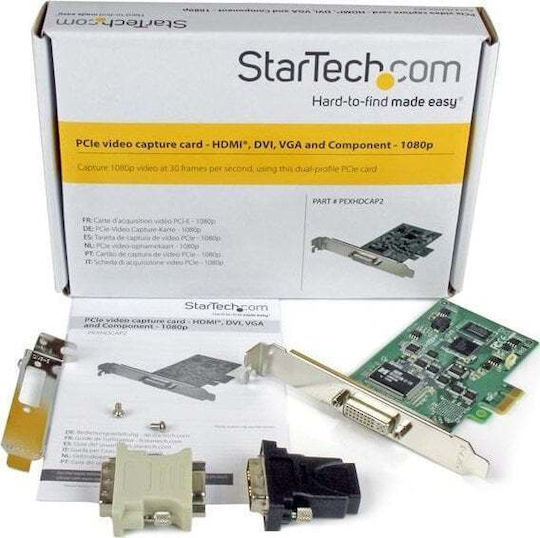 StarTech PEXHDCAP2 Video Card και σύνδεση PCI Express
