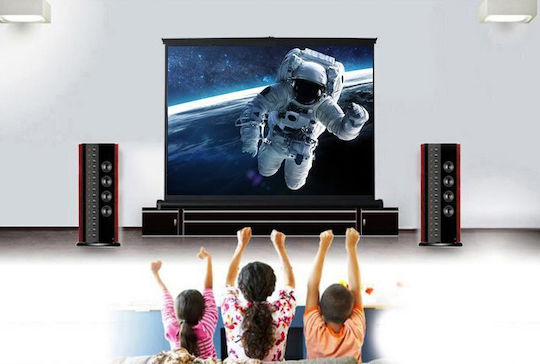 Art Manual Standing Projection Screen 80 Inch 123x163cm Ps-80 4:3